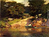 Boating in Central Park by Edward Potthast